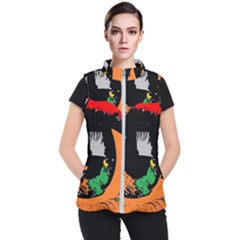 Eyes Makeup Human Drawing Color Women s Puffer Vest by Simbadda