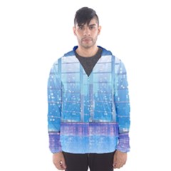 Skyscrapers City Skyscraper Zirkel Hooded Wind Breaker (men) by Simbadda