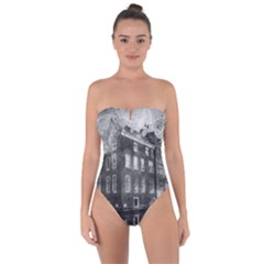 Reflection Canal Water Street Tie Back One Piece Swimsuit by Simbadda