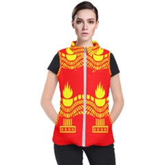 Aramean Syriac Flag Women s Puffer Vest by abbeyz71