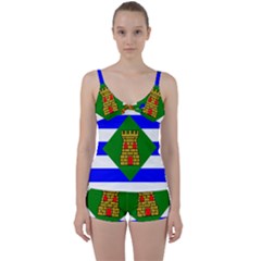 Flag Of Vieques Tie Front Two Piece Tankini by abbeyz71