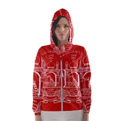 Flag Of Afghanistan Hooded Wind Breaker (women) by abbeyz71