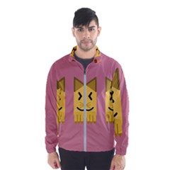 Pet Animal Feline Domestic Animals Windbreaker (men) by Simbadda