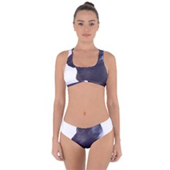 Grey Wolf  Criss Cross Bikini Set by StarvingArtisan