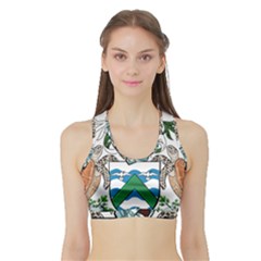 Coat Of Arms Of Ascension Island Sports Bra With Border by abbeyz71