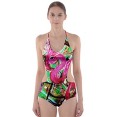 Flamingo   Child Of Dawn 9 Cut-out One Piece Swimsuit by bestdesignintheworld