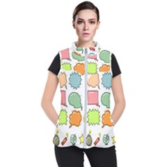 Set Collection Balloon Image Women s Puffer Vest