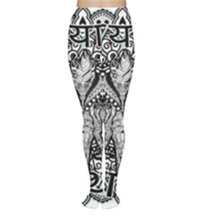 Ornate Hindu Elephant  Women s Tights by Valentinaart
