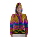 Colorful Waves Hooded Windbreaker (Women) View1