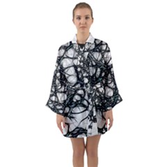 Mindset Neuroscience Thoughts Long Sleeve Kimono Robe by Sapixe