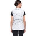 White Background Pattern Tile Women s Puffer Vest View2