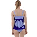 Background Texture Heart Wings Twist Front Tankini Set View2