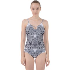 Fractal Background Foreground Cut Out Top Tankini Set by Sapixe