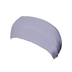 Usa Flag Blue & White Wavy Zigzag Chevron Stripes Yoga Headband
