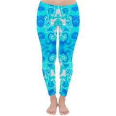 Celestial Waters Classic Winter Leggings by G33kChiq