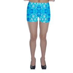 Celestial Waters Skinny Shorts by G33kChiq