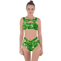 Inside The Grass Bandaged Up Bikini Set  by FunnyCow