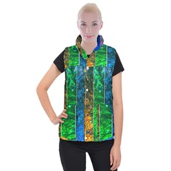 Rainbow Of Water Women s Button Up Vest by FunnyCow