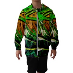 Lillies In The Terracota Vase 5 Hooded Windbreaker (kids) by bestdesignintheworld