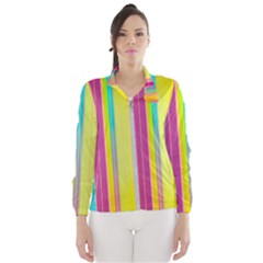 Background Colorful Abstract Windbreaker (women) by Nexatart