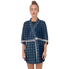 Solar Power Panel Half Sleeve Chiffon Kimono by FunnyCow