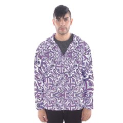 Colorful Intricate Tribal Pattern Hooded Windbreaker (men) by dflcprints