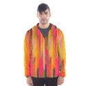 Background Abstract Colorful Hooded Windbreaker (Men) View1