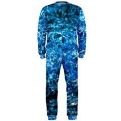 Water Color Blue Onepiece Jumpsuit (men)  by FunnyCow