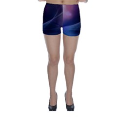 Abstract Form Color Background Skinny Shorts by Nexatart