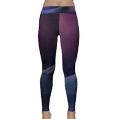 Abstract Form Color Background Classic Yoga Leggings by Nexatart