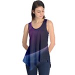 Abstract Form Color Background Sleeveless Tunic