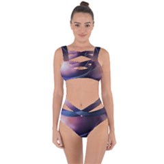 Abstract Form Color Background Bandaged Up Bikini Set  by Nexatart