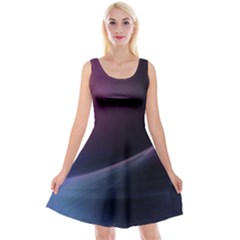 Abstract Form Color Background Reversible Velvet Sleeveless Dress by Nexatart