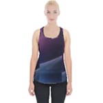 Abstract Form Color Background Piece Up Tank Top