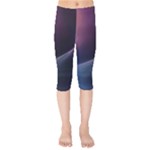 Abstract Form Color Background Kids  Capri Leggings 
