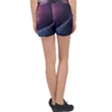 Abstract Form Color Background Women s Velour Lounge Shorts View2