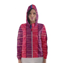 Background Colorful Abstract Hooded Windbreaker (women) by Nexatart