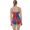 Background Colorful Abstract Boyleg Tankini Set  View2