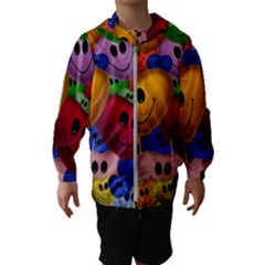 Heart Love Smile Smilie Hooded Windbreaker (kids) by Nexatart