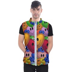 Heart Love Smile Smilie Men s Puffer Vest by Nexatart