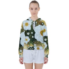 Summer Anemone Sylvestris Women s Tie Up Sweat by Nexatart