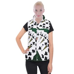 Poker Hands   Royal Flush Clubs Women s Button Up Vest by FunnyCow