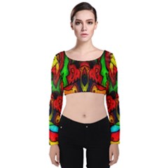 Faces Velvet Crop Top by MRTACPANS