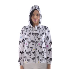 Tropical Pattern Hooded Windbreaker (women) by Valentinaart