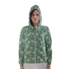 Tropical Pattern Hooded Windbreaker (women) by Valentinaart