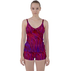 Background Texture Pattern Tie Front Two Piece Tankini by Nexatart