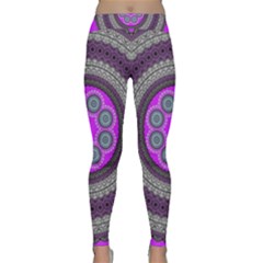 Round Pattern Ethnic Design Classic Yoga Leggings