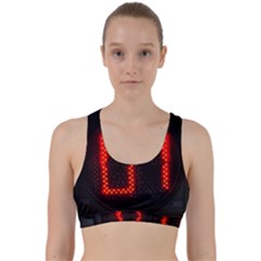 The Time Is Now Back Weave Sports Bra by FunnyCow