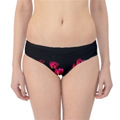 Pink Tulips Dark Background Hipster Bikini Bottoms by FunnyCow