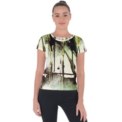 There Is No Promissed Rain 5 Short Sleeve Sports Top  by bestdesignintheworld